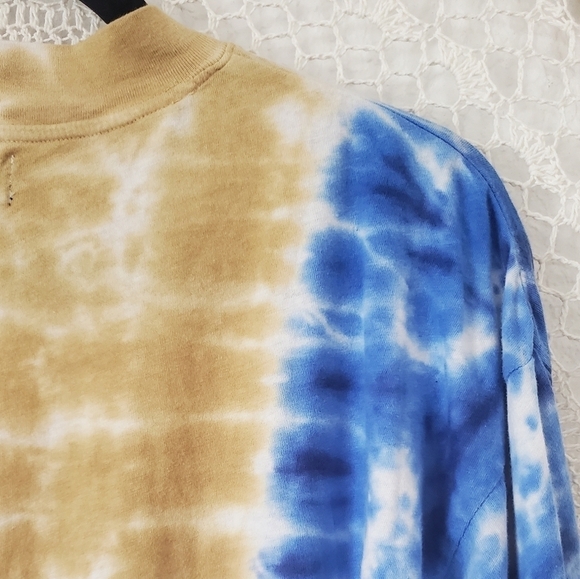 Urban Outfitters OU Recycled Cotton Tie Dye Long Sleeve Tee Size S - Picture 5 of 9